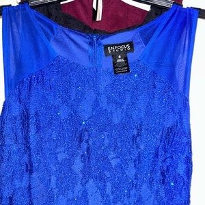 Sparkly navy blue dress